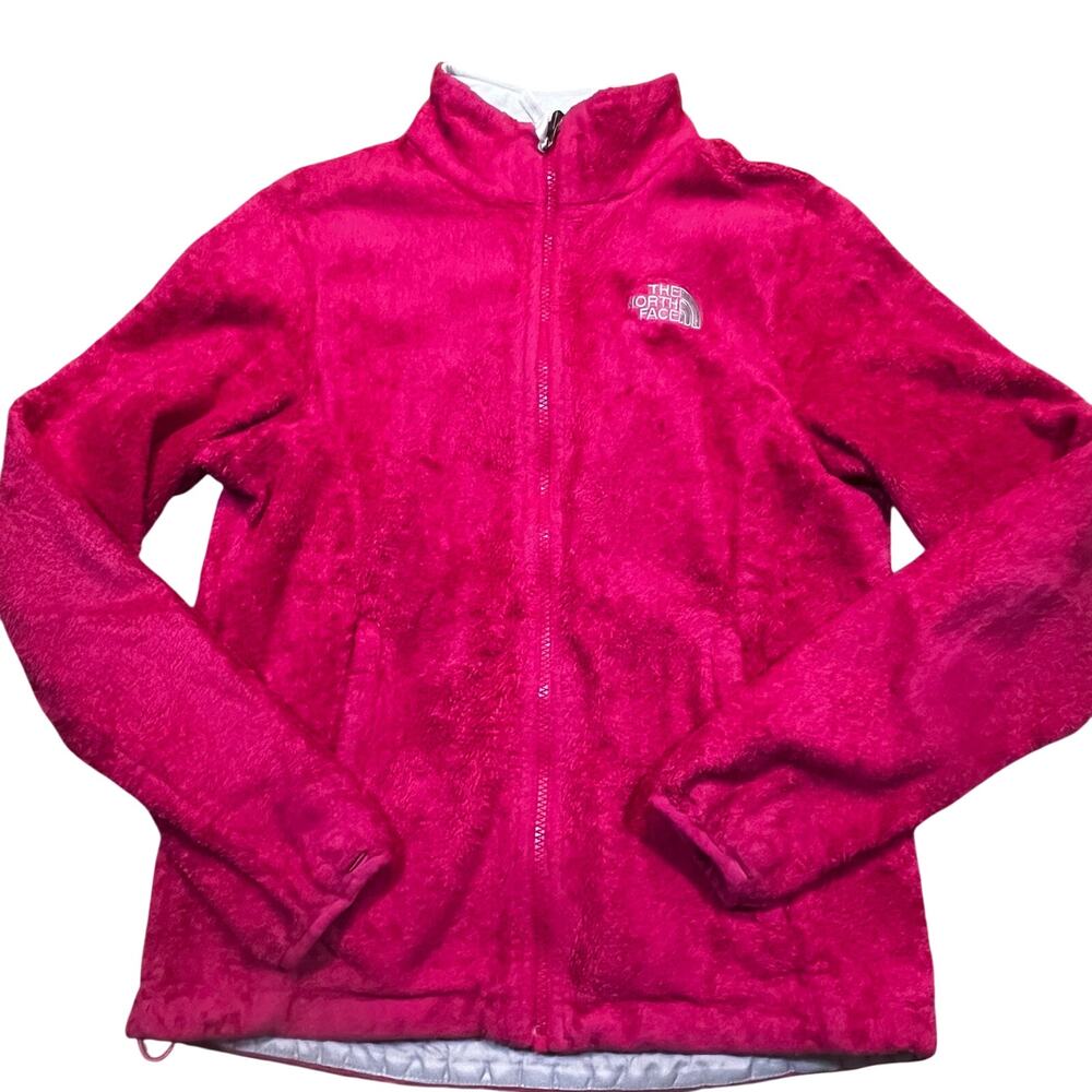 The North Face Women's Small Osito Zip Hot Pink Fleece Zip Jacket Lightweight